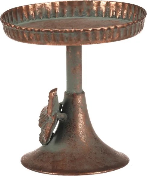 Kovový svietnik 14 cm medený FUP563-S