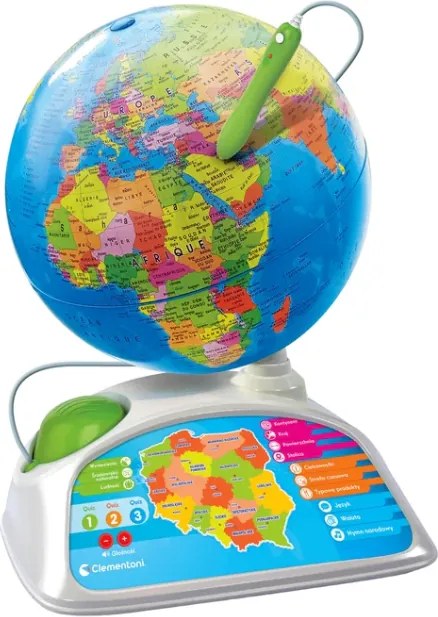 Interaktívny vzdelávací glóbus Učím sa hrať poľský Clementoni 50847