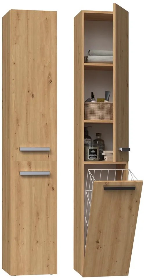 Kúpeľňová skrinka NEL IV dub artisan