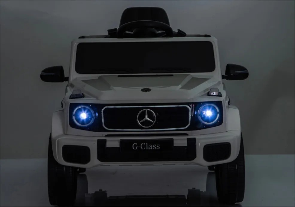LEAN CARS Akumulátorové vozidlo Mercedes G 4x4 24 V 2580, biele