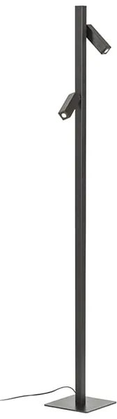 Moderné svietidlo RENDL RED FADO stojanová čierna 230V LED 2x3W 45° 3000K R12475