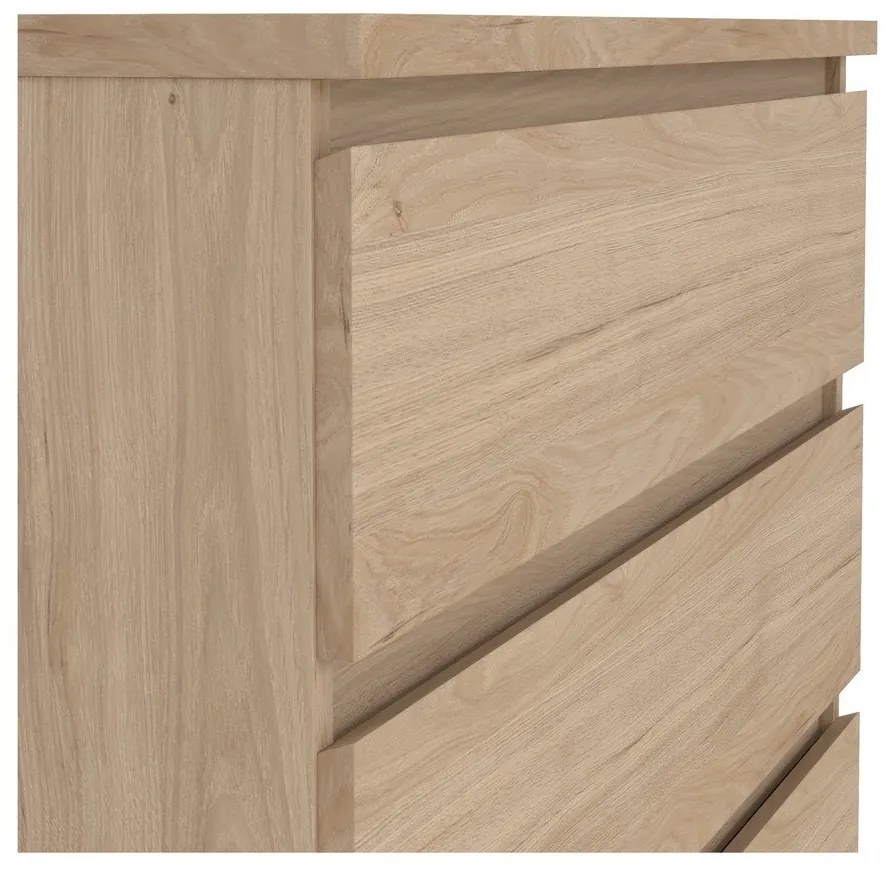 Komoda v dekore duba v prírodnej farbe 77x111x50 cm Naia – Tvilum