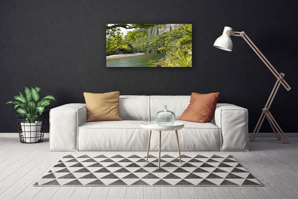 Obraz na plátne Jazero príroda 120x60 cm
