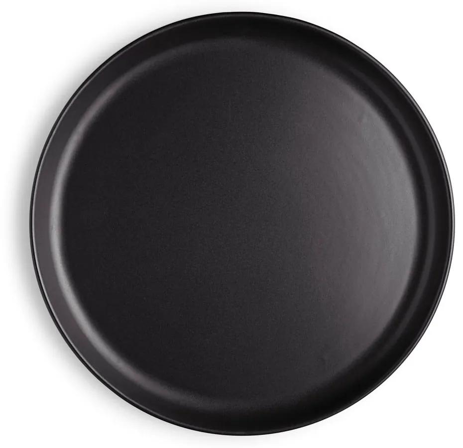 Čierny kameninový tanier Eva Solo Nordic, 25 cm