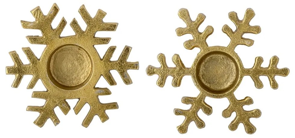 Kovové svietniky s vianočným motívom v súprave 2 ks Lisetta - Bloomingville