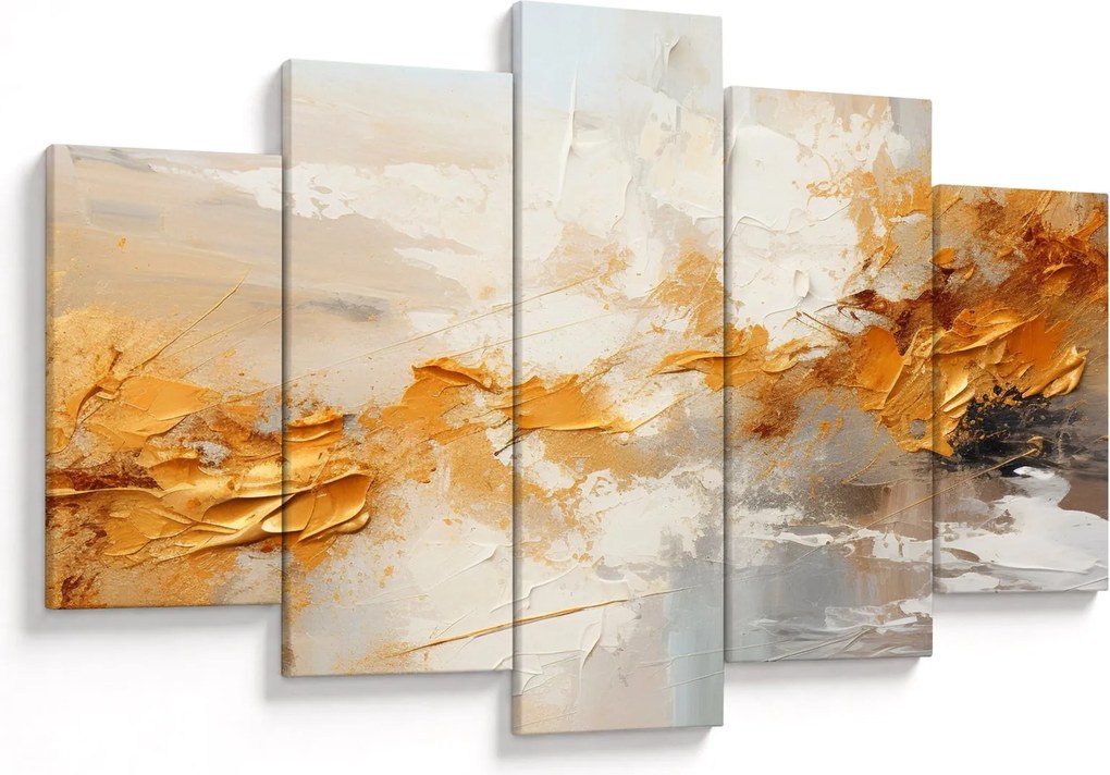 Obraz - Zlatá textúra (150x105 cm)