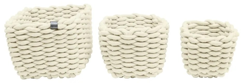Látkové košíky v súprave 3 ks 30x25x19 cm Tom Tailor – Wenko