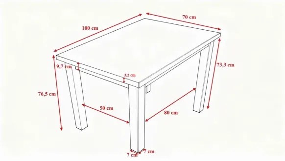 Jedálenský stôl NOAH dub