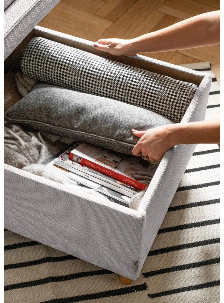 Svetlosivá podnožka Simon – Miuform