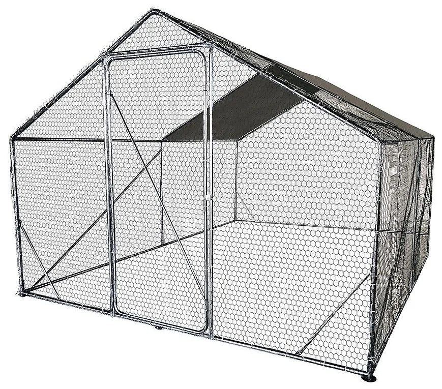 Kovová klietka na hydinu 300x300x220 cm