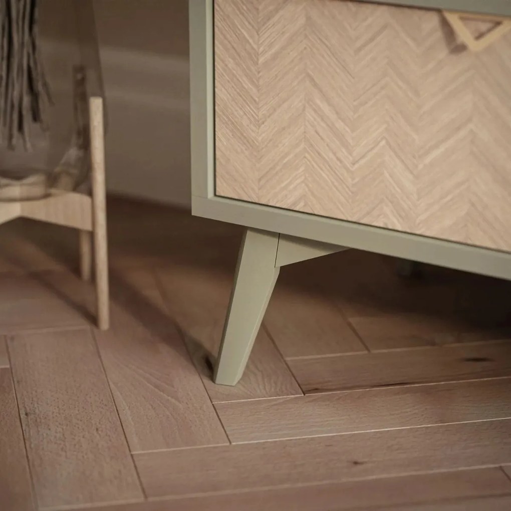 KOMODA FONDY JEDLIČKA SCANDI + EUKALYPTUS 106 cm