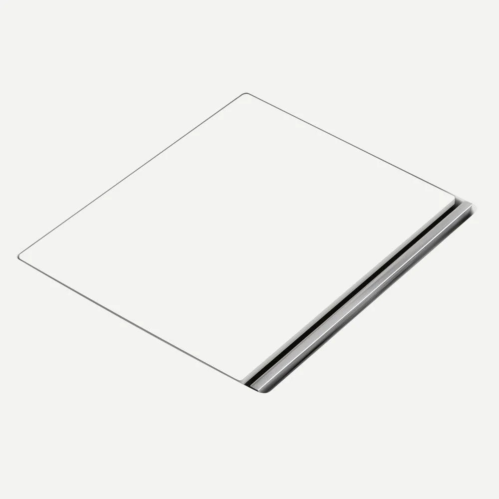 VILLEROY &amp; BOCH Squaro Infinity obdĺžniková sprchová vanička z materiálu Quaryl, v úrovni podlahy/do niky, protišmyk (C), 1300 x 700 x 40 mm, Grey, UDQ1370SQI2IV-3S