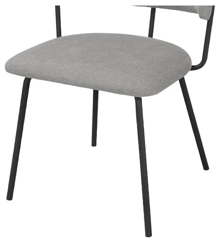 Sivé jedálenské stoličky v súprave 2 ks Claudia – Støraa