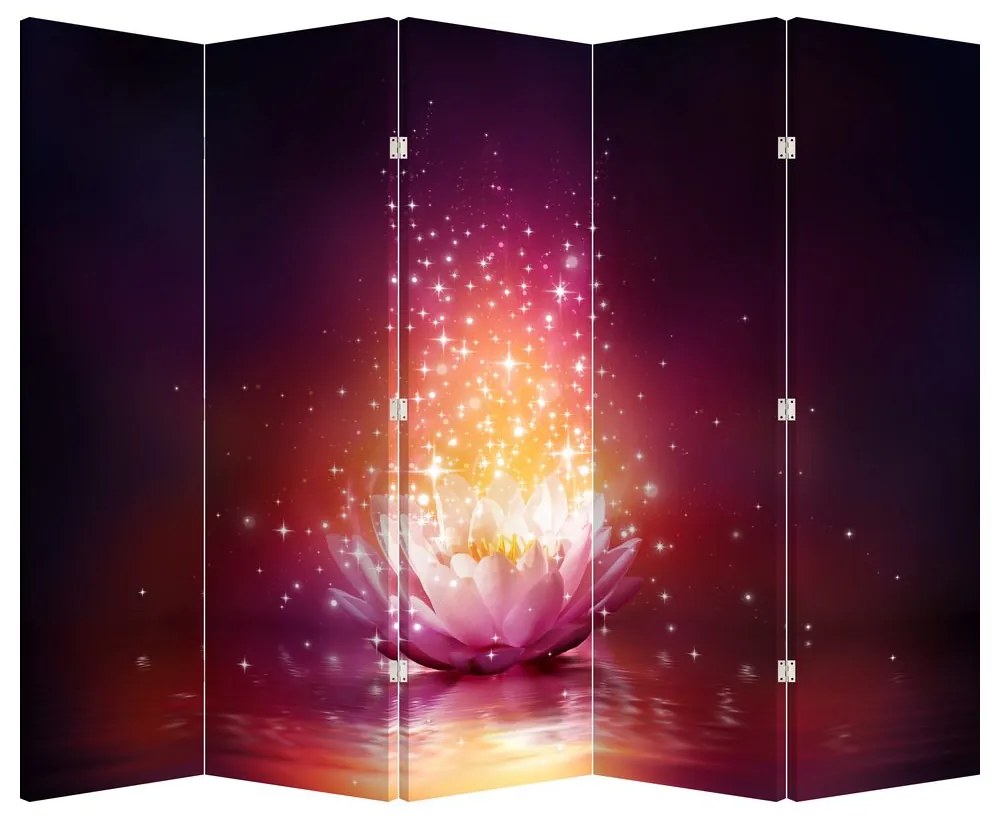 Paraván - Lotosový kvet (210x170 cm)
