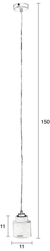 Sivé stropné svietidlo Zuiver Pendant