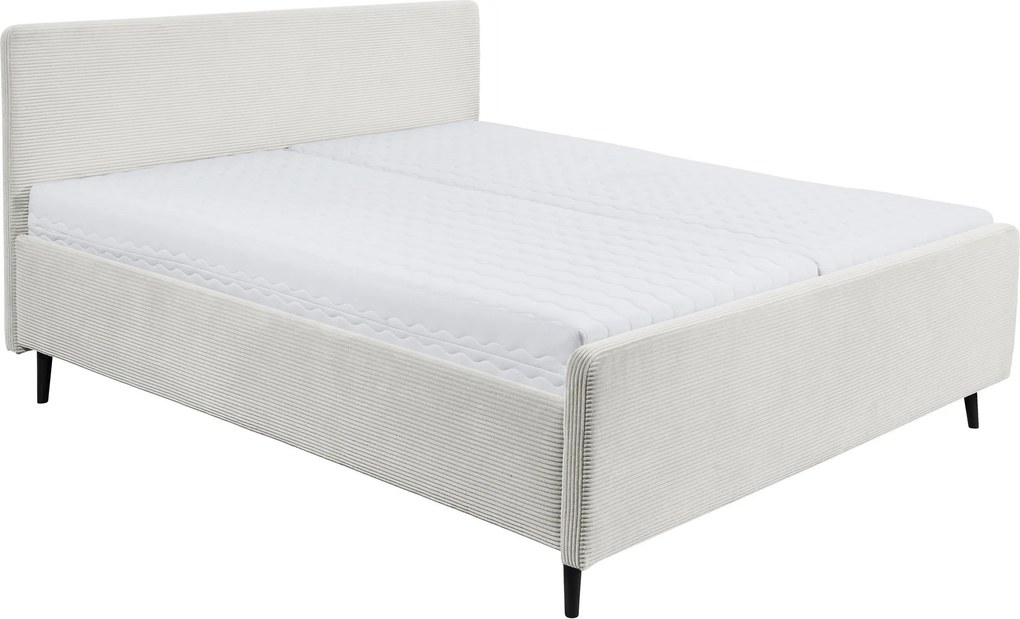 XXXLutz ČALÚNENÁ POSTEĽ, 160/200 cm, krémová MID.YOU - Online Only spálne - 002220052711