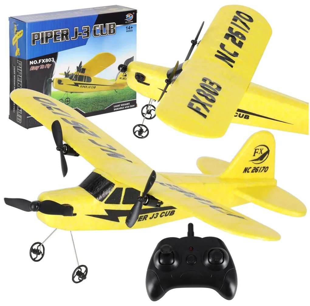KIK RC lietadlo FX803 Piper 150 mAh