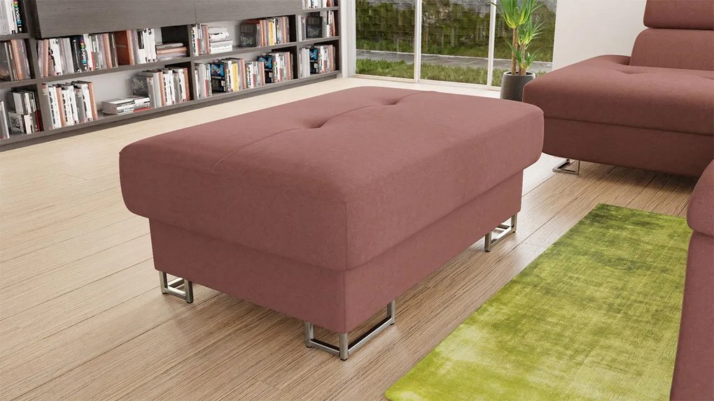 Taburetka Alvin, Dostupné poťahy: ekokoža Soft 017 (biela) + Lux 06