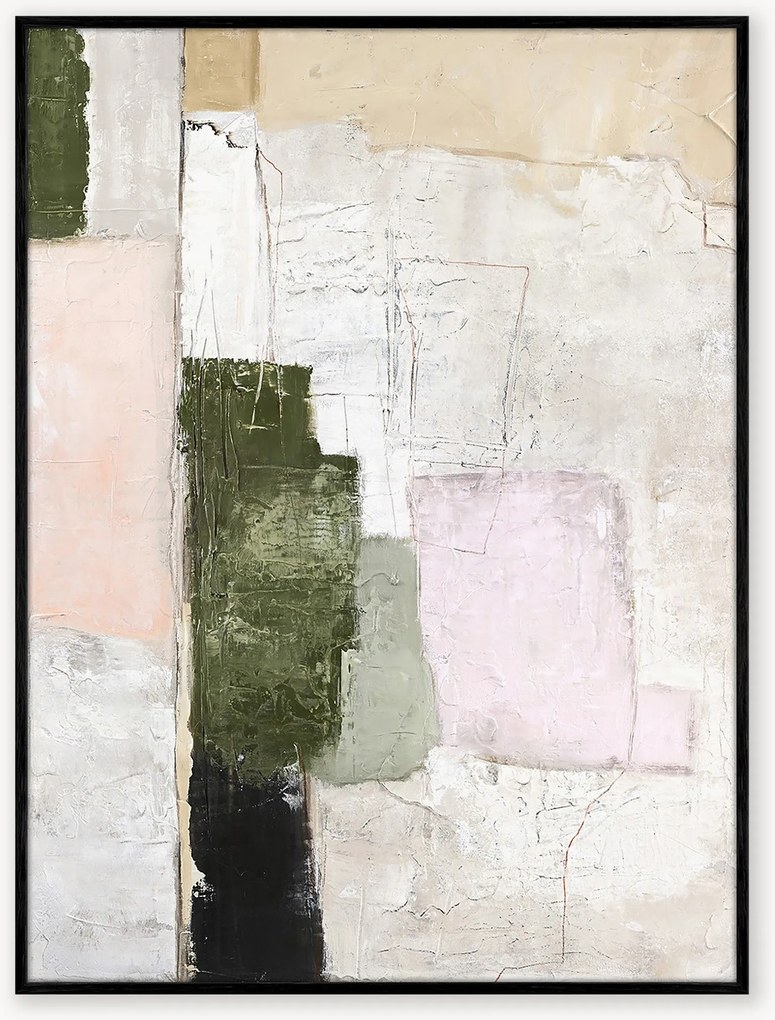 Ručne maľovaný obraz na plátne Rustic Revival