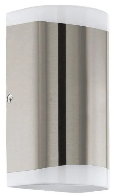 Eglo 75543 - LED Vonkajšie nástenné svietidlo CARPINERA 2xGU10/4,6W/230V IP44