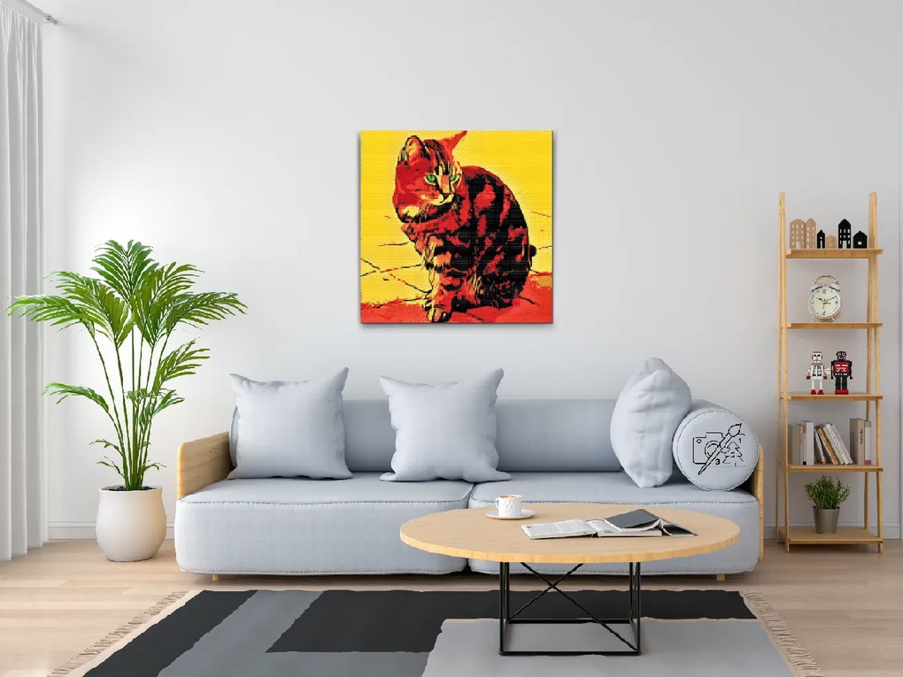 Gario Diamantové maľovanie Zelené oči Rozmery: 50 x 50 cm, Rámovanie: S vnútorným rámom, Diamanty: Štvorcové