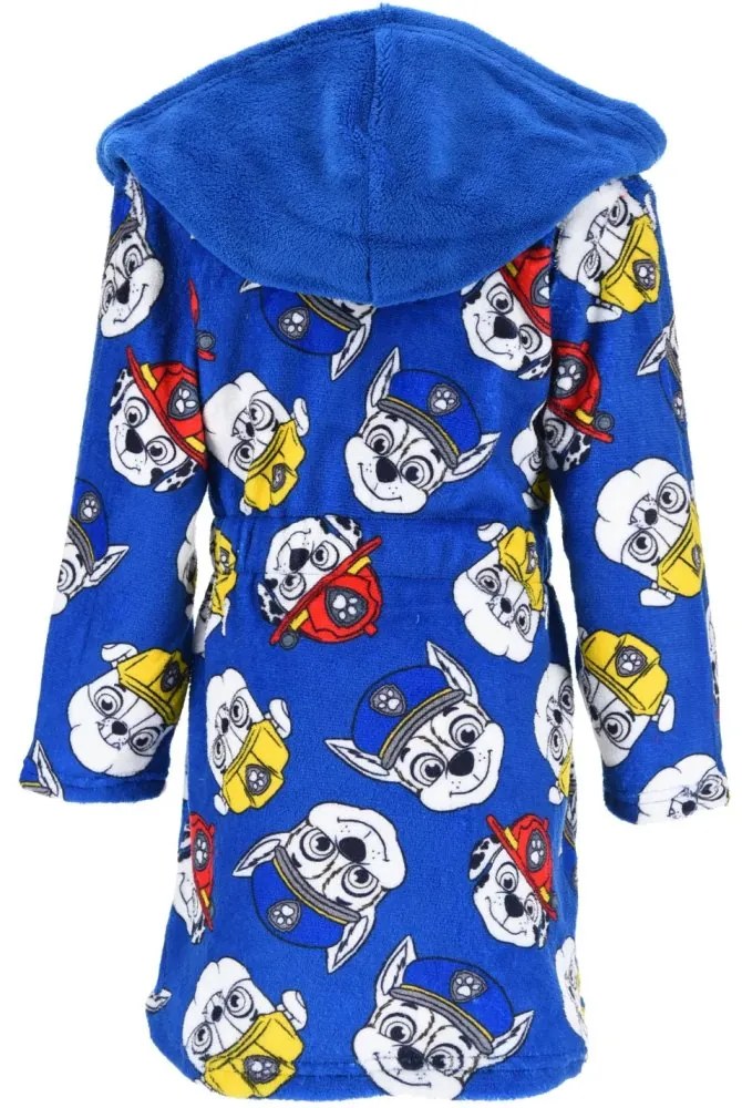 Chlapčenský fleece župan s kapucňou Labková patrola, EU 110