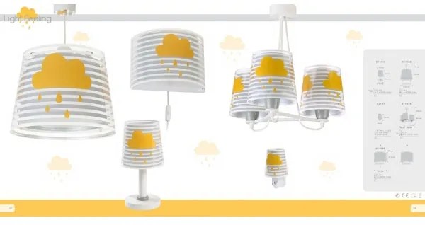 Dalber 81192E - Detský luster LIGHT FEELING 1xE27/60W/230V