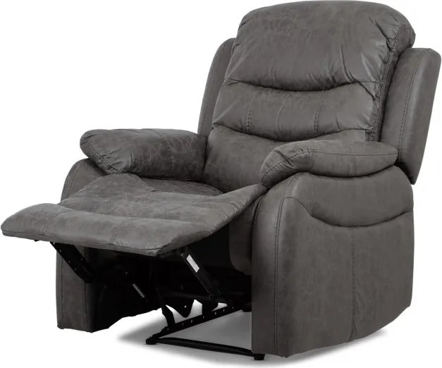 Polohovacie kreslo sivé TV-4086 GREY