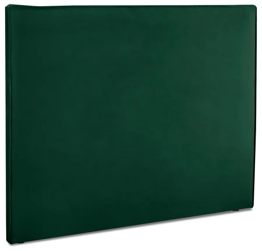 Tmavozelené čelo postele 200x120 cm Natalia – Milo Casa