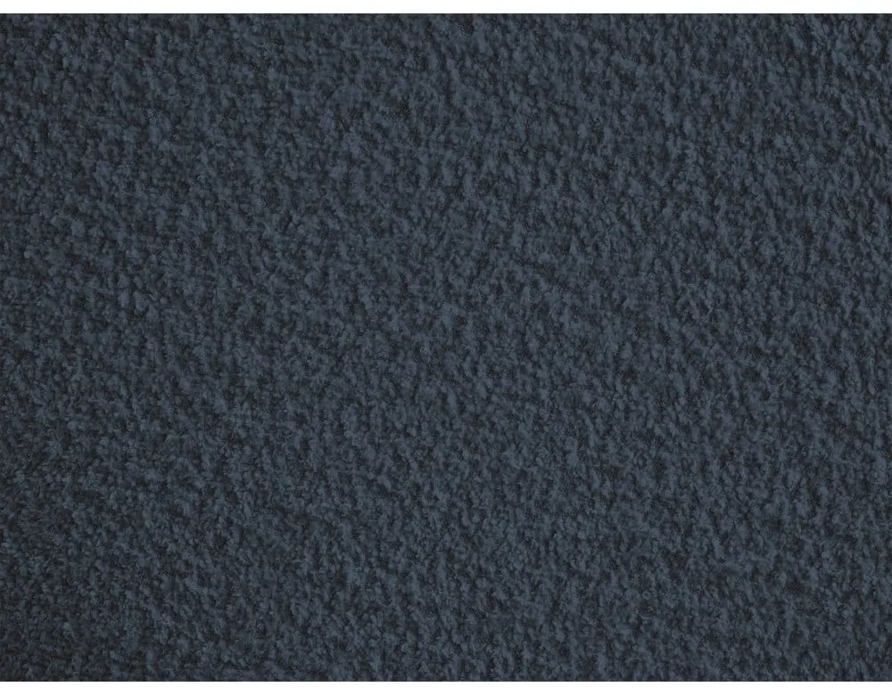 Tmavomodrá podnožka z textílie bouclé Tina – Bobochic Paris