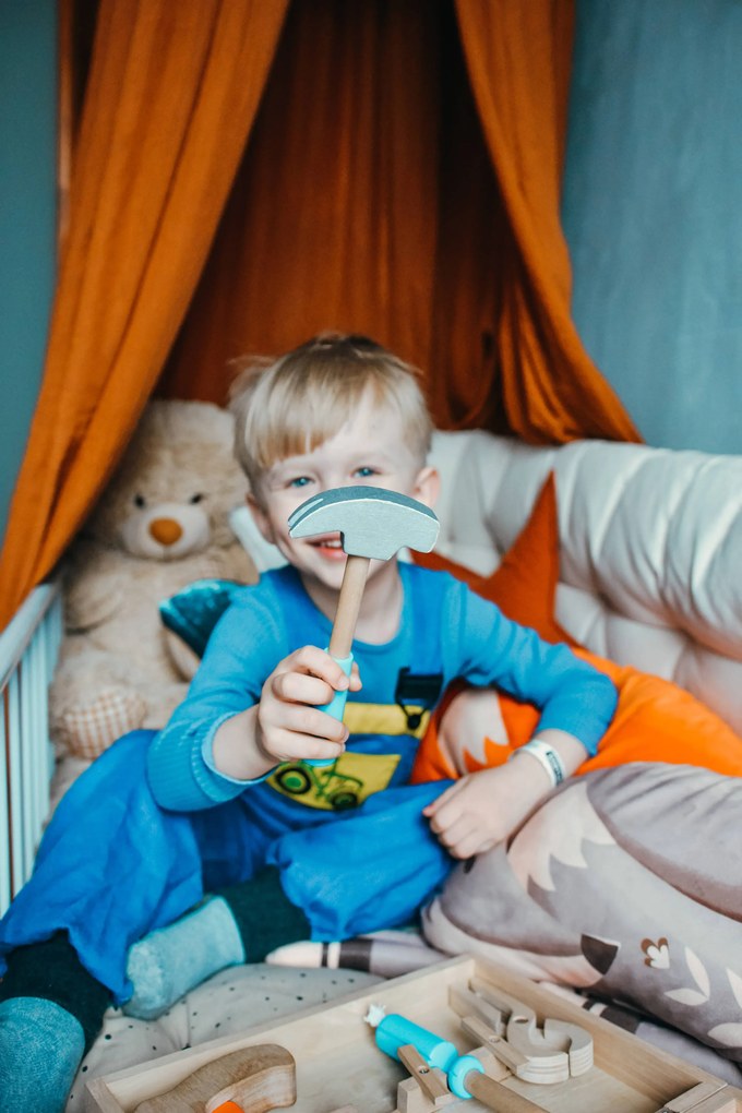 BricoKids - Detské náradie v kufríku - 9 ks
