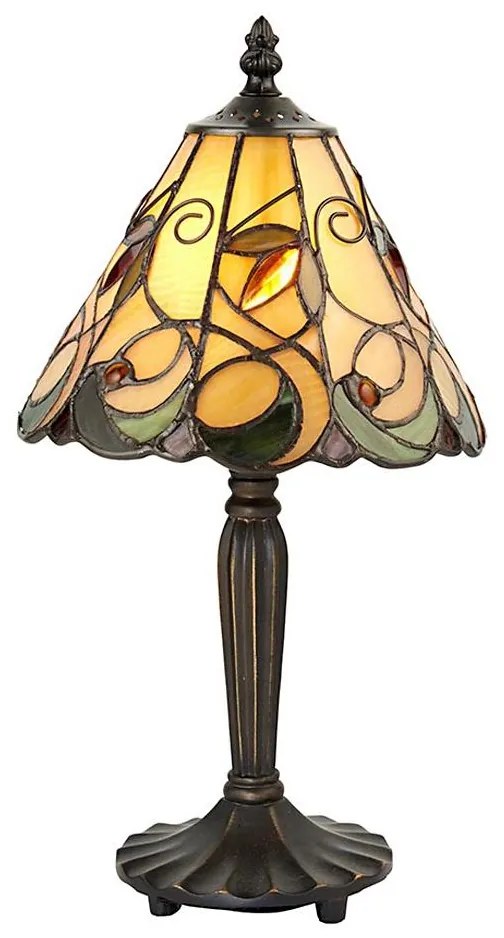 Endon 64196 - Stolná lampa Tiffany JAMELIA 1xE14/40W/230V pr. 20 cm