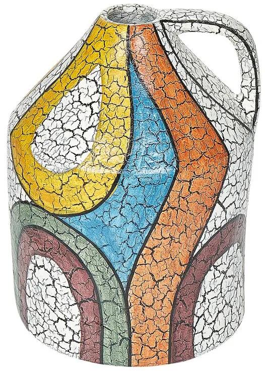 Terakota Dekoratívna váza 38 Viacfarebná PUTRAJAYA Beliani