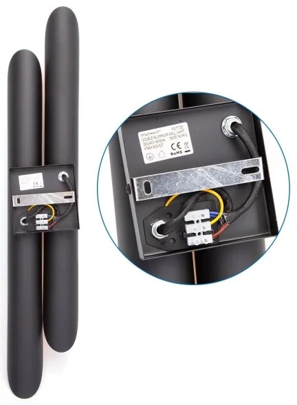 Aigostar - Nástenné svietidlo 4xE27/60W/230V