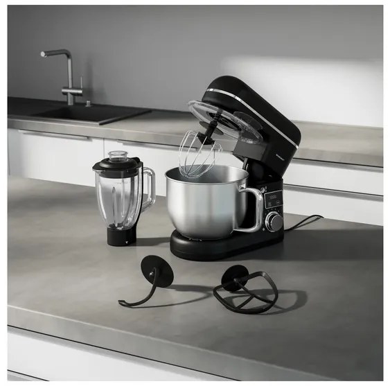 Silvercrest® Kitchen Tools Kuchynský robot s váhou, čierna (100380324)