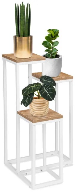 Stojan na kvety MUNIR biely