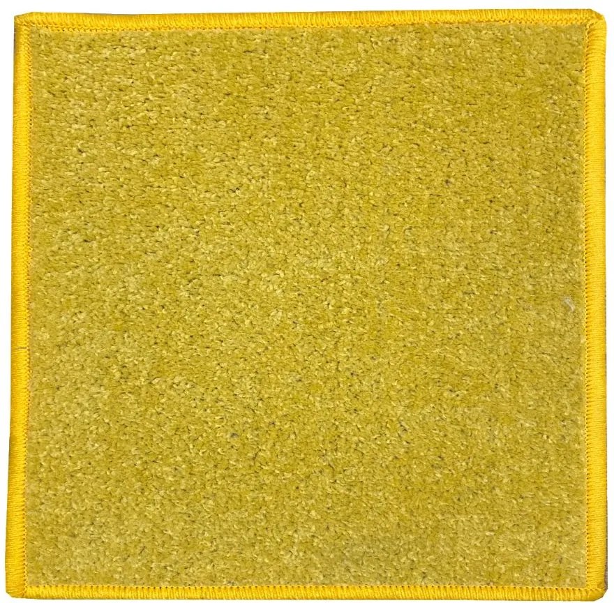 Betap koberce Kusový koberec Eton 2019-502 žltý štvorec - 200x200 cm