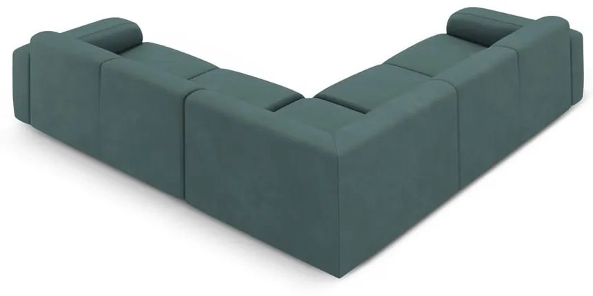 Tyrkysovomodrá rohová pohovka (variabilná/do L) Molino – Micadoni Home