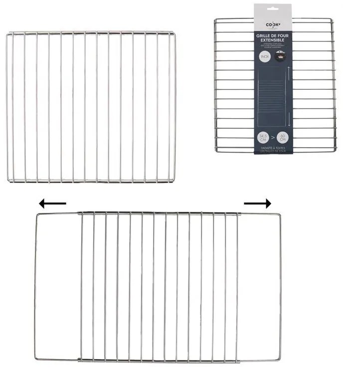 CMP Paris Výsuvná prídavná polica, rošt do rúry, univerzálna veľkosť, chrómovaná oceľ ROŠT