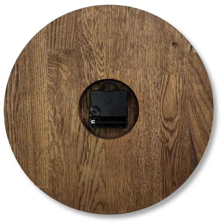 Drevené hodiny na stenu do obývačky I SENTOP MAS017-3072-black-hands