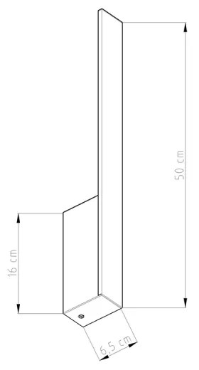 LAHTI S Nástenné svetlo 3000K, zlatá TH.184 - Sollux