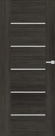 DRE Aura interiérové dvere auri ľavé 60 cm brest antracit AURAJA60L