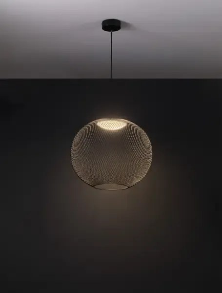 LED čierne dizajnové svietidlo Kinetic 50