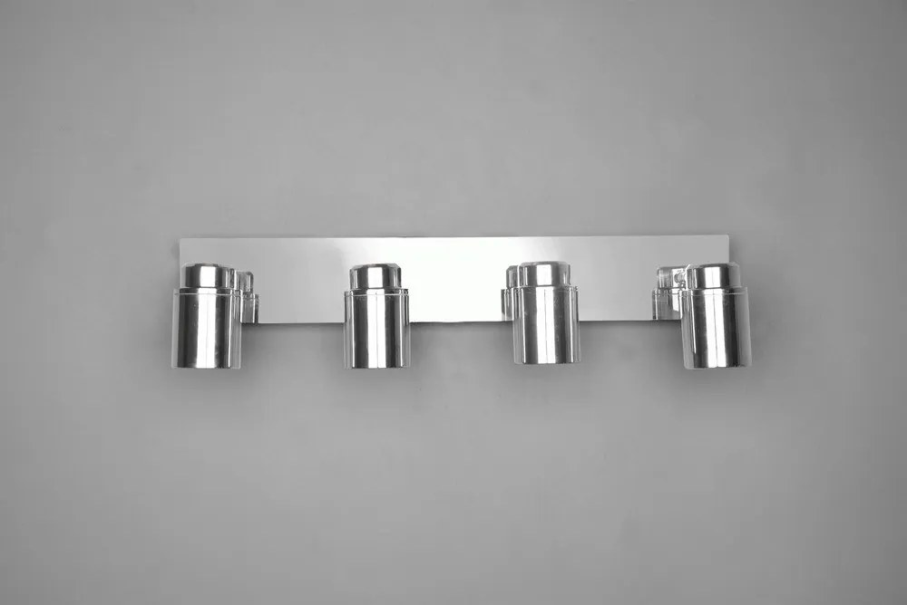 Kovové bodové svietidlo v lesklej striebornej farbe 19x52 cm Angelo - Trio