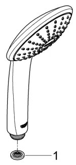 GROHE 27265000 - Ručná sprcha RAINSHOWER 130 lesklý chróm