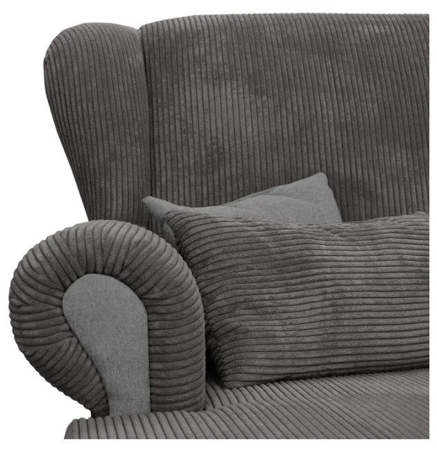 Taupe menčestrové kreslo Lord – Ropez