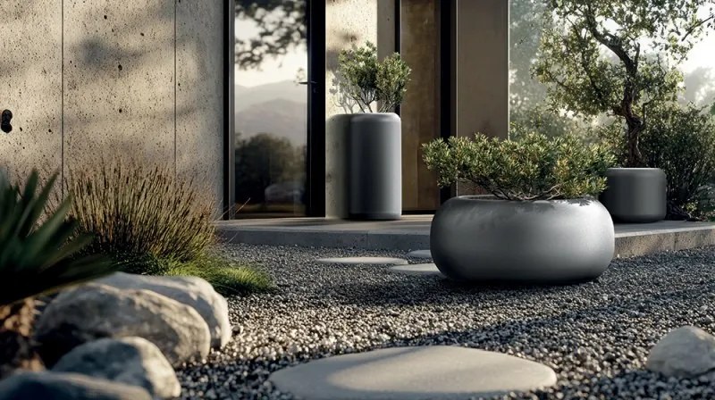 Plastový květináč Ulpo Bowl 48x22 cm tmavě šedý