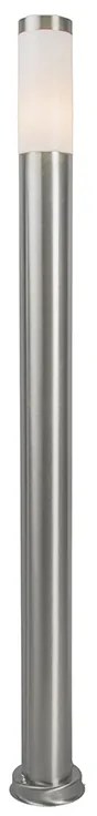 Moderné vonkajšie lampy na stĺp z nerezovej ocele 110 cm IP44 - Rox