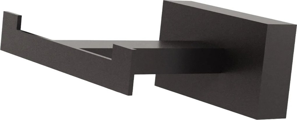 Rea Oste, 2-háčik na uterák, čierna matná, REA-88027