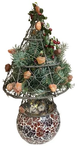 Christmas Tree metal svietidlo CREATIVE LED gemstone 44*20